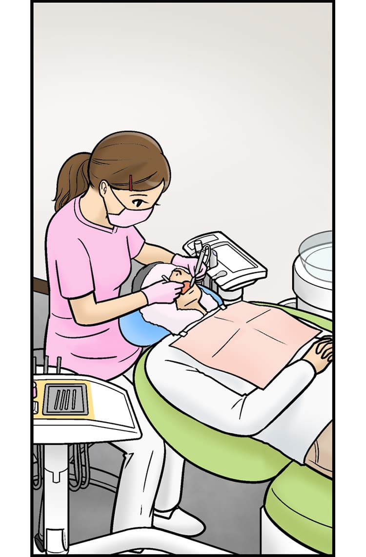 漫画で解説！みらくる歯科クリニック:歯周病編21